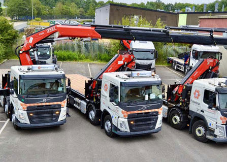 Another Fassi for Pickerings Hire on a New Volvo FM - gallery 1